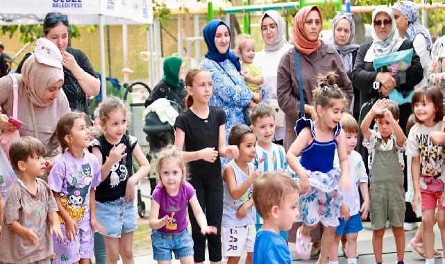Kocaeli Gebze'de etkinliğinde minikler doyasıya eğlendi