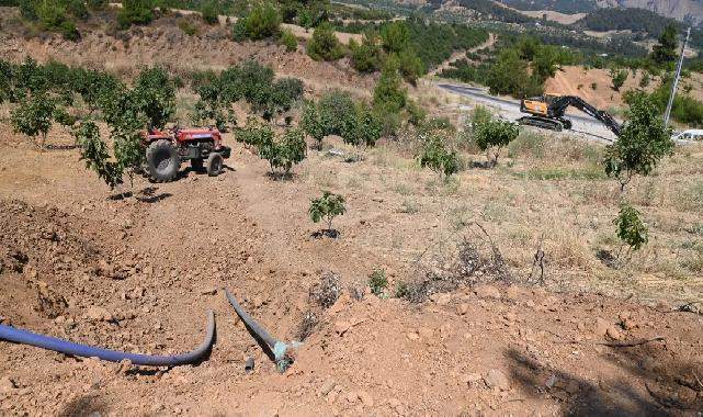Manisa Büyükşehir'den tarımsal su israfına çözüm