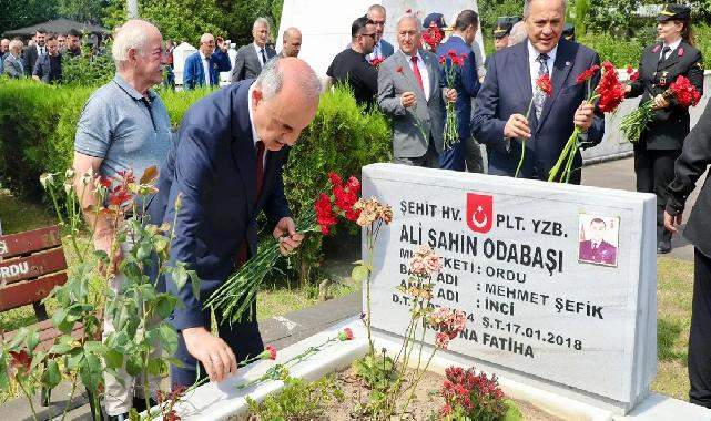 Ordu’da şehitlerimiz dualarla yad edildi