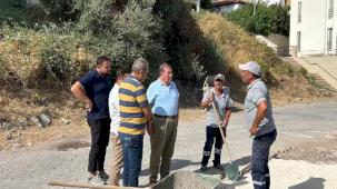 Başkan Topuz, Milas’ın çalışmalarını yerinde inceledi