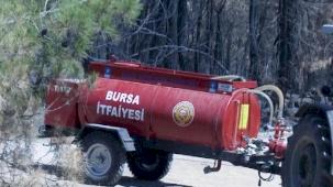 Bursa Büyükşehir'in tankerleri orman yangınlarına müdahalede kilit rol oynuyor