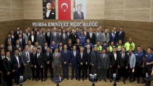 Bursa Emniyeti'nde 70 başarılı personel ödüllendirildi