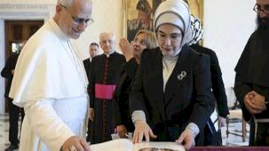 Emine Erdoğan’dan Vatikan’da önemli temaslar