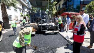 İstanbul Bakırköy'de Şenlikköy'ün yolları yenilendi