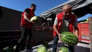 Kayseri Büyükşehir'den yaz sıcağında serinleten destek