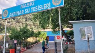 Manisa'da su depolarının çevresinde yangın riskine karşı temizlik