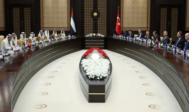 Türkiye ile BAE arasında 7 anlaşma imzalandu