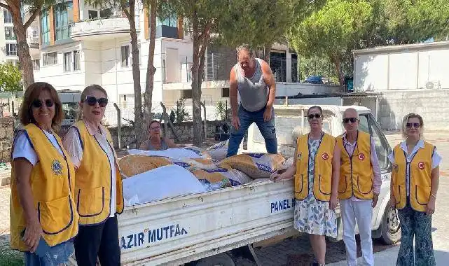 Artemis Lions'tan yangın mağduru Yürük ailesine anlamlı destek