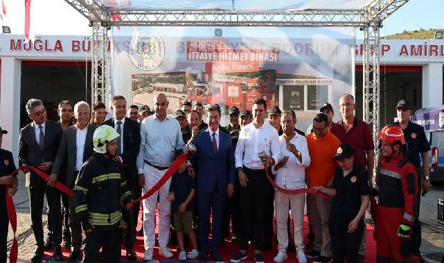 Bodrum'da yeni itfaiye binası hizmete girdi