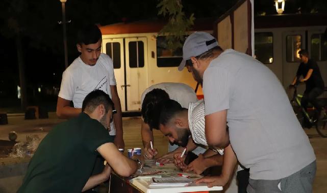 Konya'da 'Saadet'li gençlerden fidan kampanyası