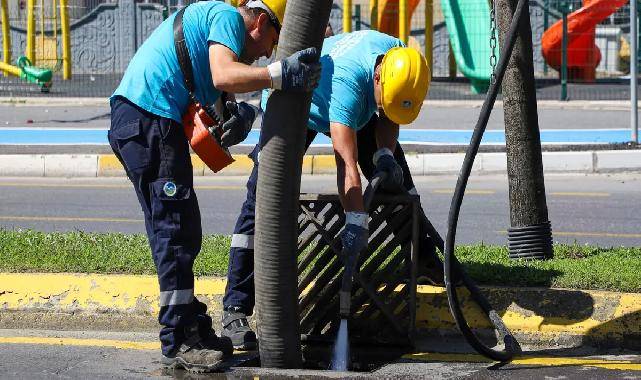 Sakarya'da yağmur suyu hatları temizleniyor