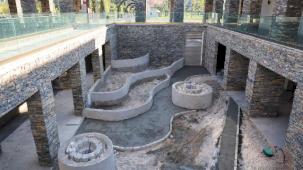 Başkan Şahin, mozaik temalı bahçeleri yerinde inceledi