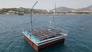 Dünyada ilk! Bodrum'da deniz suyu güneş ve rüzgarla arıtılıyor