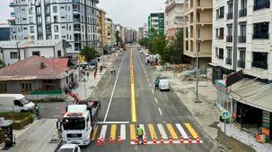 Eski Cezaevi Caddesi yeni görünümüyle trafiğe açıldı