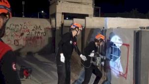Kahramanmaraş’ta Bacıyan Timi'nden enkaz tatbikatı