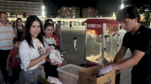 Kocaeli'nde sinema keyfi Milli İrade Meydanı'nda yaşanıyor