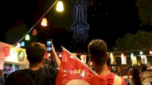 Konya'da 250 drone 'Zafer'e uçtu!