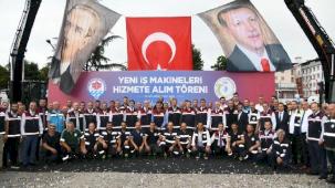 Trabzon’da 19 yeni iş makinesi hizmete alındı