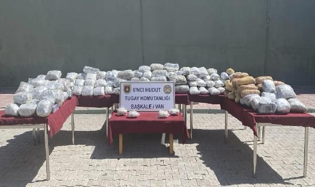 Van sınır hattında büyük operasyon! 165 kilogram uyuşturucu yakalandı