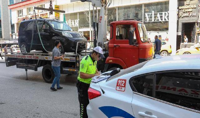 Van'da uygunsuz parka ceza yağdı