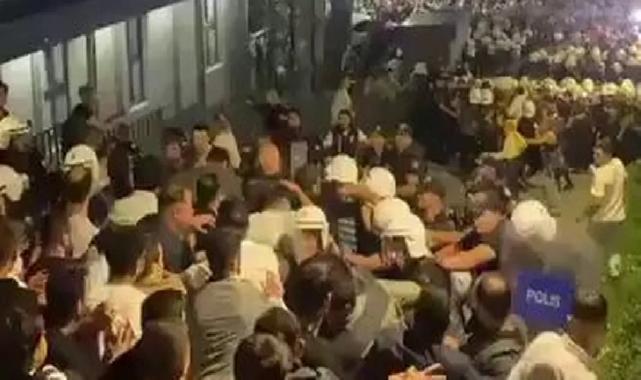 CHP İstanbul önünde tansiyon yükseldi!