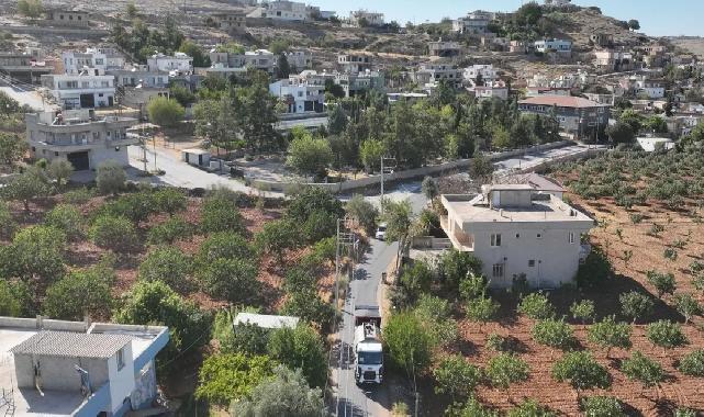 Halfeti kırsalındaki 11 kilometrelik grup yolu yenilendi