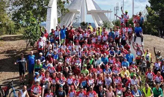 Kocaeli’de pedallar doğa, tarih ve Gazze için çevrildi