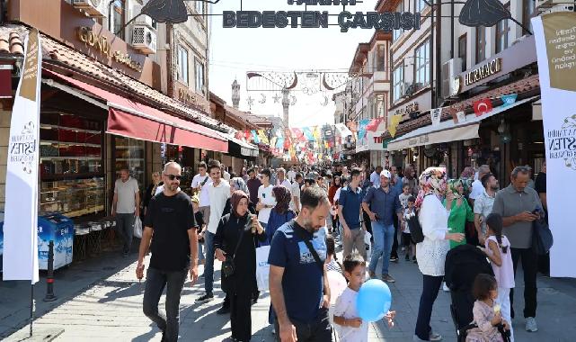 Konya'da Başkan Altay'dan esnafa teşekkür
