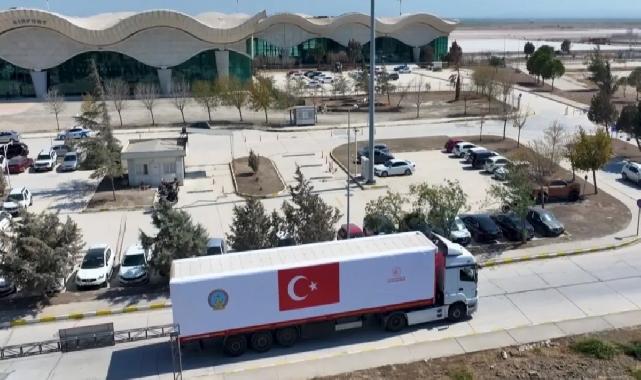 Şam'a zorlu hava koşullarında Türkiye'den iniş desteği