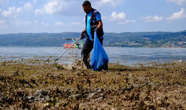 Sapanca çevresinden 2 ton çöp çıktı