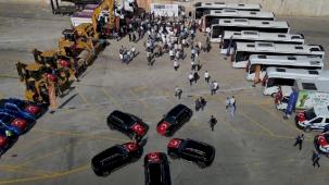 Gebze Belediyesi 32 yeni aracı hizmete aldı