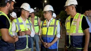 Genel Sekreter Baraçlı’dan Kocaeli'de dev projeye gece takibi