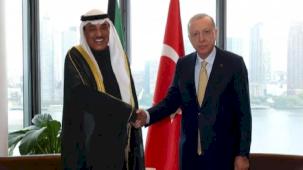 Kuveyt Veliaht Prensi Şeyh es-Sabah ile görüştü