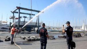 Muğla'daki marinalarda yangın riskine karşı kapsamlı denetim