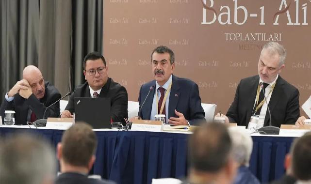 Bakan Tekin 'Bab-ı Ali Toplantılarının' konuğu oldu