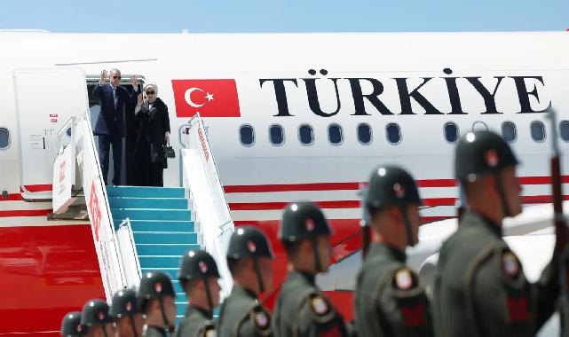 Cumhurbaşkanı Erdoğan, Türk Devletleri Teşkilatı Zirvesi için Azerbaycan yolcusu