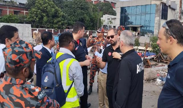 Kocaeli İtfaiyesi'ne Bangladeş’te kritik görev