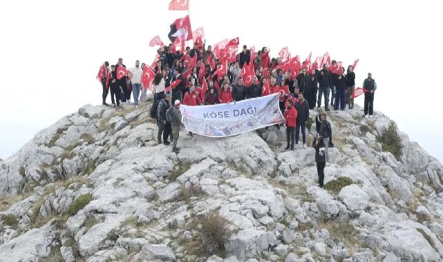 Kösedağ Zirvesine Cumhuriyet yürüyüşü