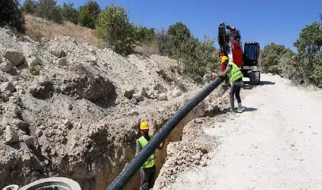 Malatya Akçadağ'a kanalizasyon hattı