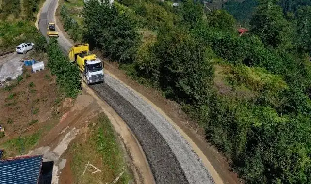 Ordu’da yol özlemi asfaltla son buldu