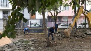 Bursa Osmangazi’de mahalleler yeni park alanlarıyla güzelleşiyor