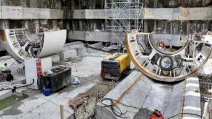 Dev köstebeklerden ikisinin daha montajı başladı