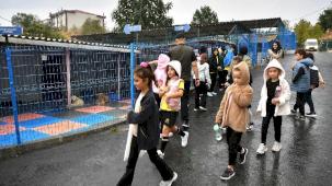 İstanbul Beylikdüzü'nde öğrencilerden can dostlara anlamlı ziyaret