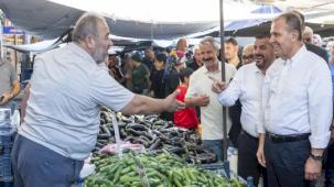 Mersin'de Başkan Seçer’e sevgi seli