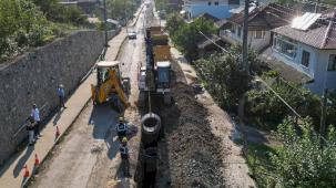 Sakarya Akyazı'nın altyapısı için 6 ekip çalışıyor