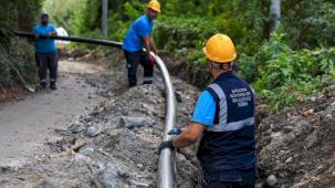 Sakarya'da Sapanca’nın dev altyapı güçlendirme projesi devam ediyor