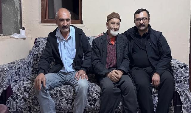 Aksu TV’deki duygu yüklü görüntülerin kahramanı Kerim Ali Amca’ya Şahbaz Derneği’nden ziyaret