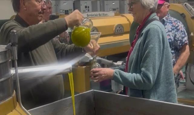 Alman çiftçiler Ayvalık zeytinyağına hayran kaldı