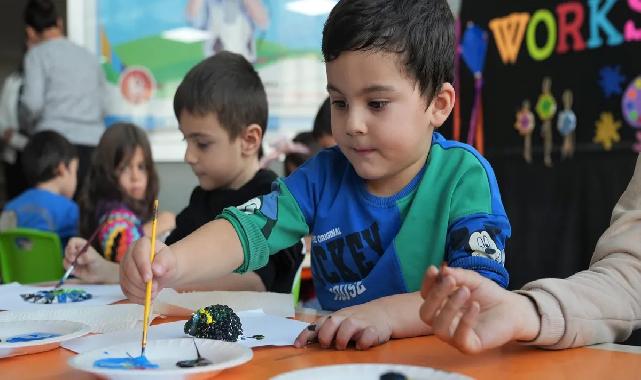 Ankara Keçiörenli çocuklar Workshop ile doyasıya eğlendi