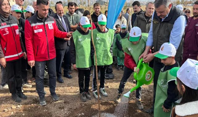 Erzurum’da 'Aile Hatıra Ormanı' kuruldu